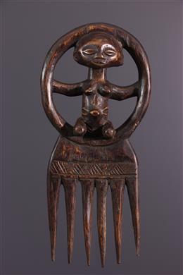 Arte africana - Pettine figurativo Luba