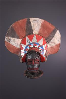 Arte africana - Maschera reale di Chokwe Chihongo