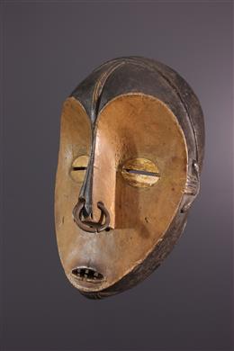 Arte africana - Maschera di iniziazione Ngbaka