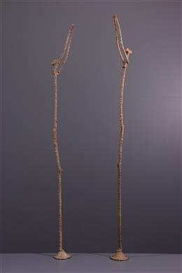 Figure di coppia in bronzo Dogon