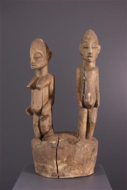 Arte africana - Coppia di antenati Bwa