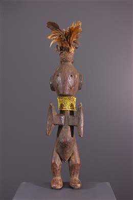Arte africana - Statuetta feticcio Zande del culto Mani