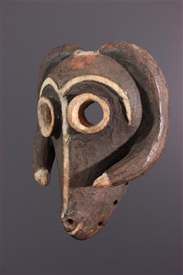Arte africana - Maschera dariete zoomorfo di Pende