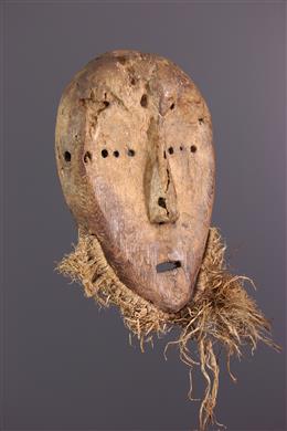 Arte africana - Maschera di iniziazione Lega Bwami 