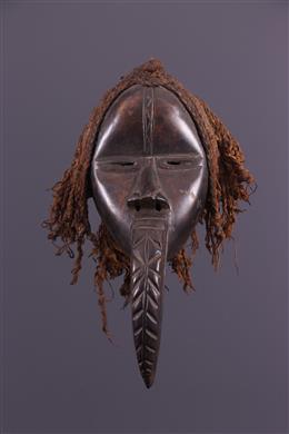 Arte africana - Maschera di Dan con becco