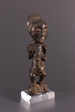 Arte africana - Statuetta Luba su base