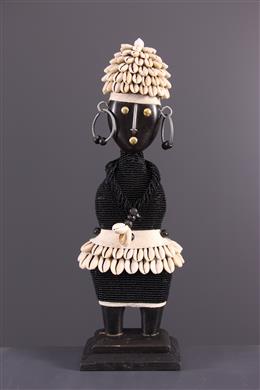 Bambola con perline Zulu