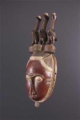 Arte africana - Yaure/Baule maschera