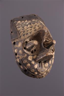 Arte africana - Maschera di iniziazione Kuba Pwoom itok