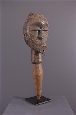 Arte africana - Testa di reliquiario Fang Nlo Byeri