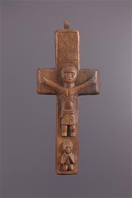 Arte africana - Crocifisso Kongo 