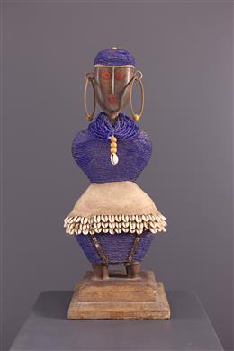 Arte africana - Grande bambola di perline Sudafrica