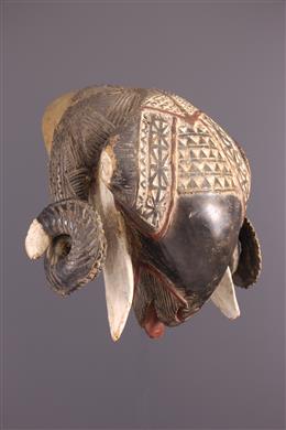 Arte africana - Maschera animale Ariete Baule