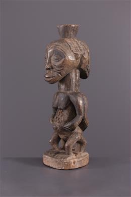 Arte africana - Figura di coppia fetish Kusu