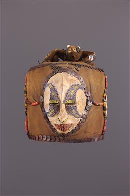 Arte africana - Maschera ed elmo Igbo