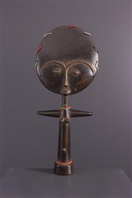Arte africana - Statuetta di bambola Ashanti Akua ba