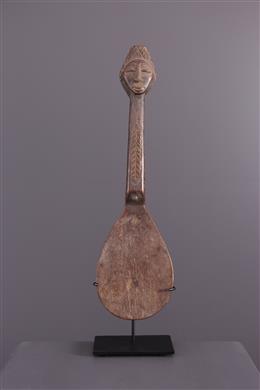 Arte africana - Cucchiaio a spatola Hemba janiforme