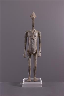 Arte africana - Statuetta di bronzo Lobi