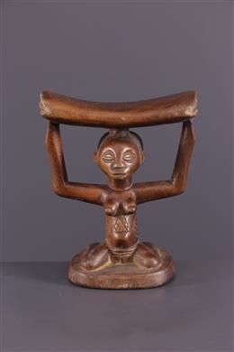 Arte africana - Luba Supporto per la testa
