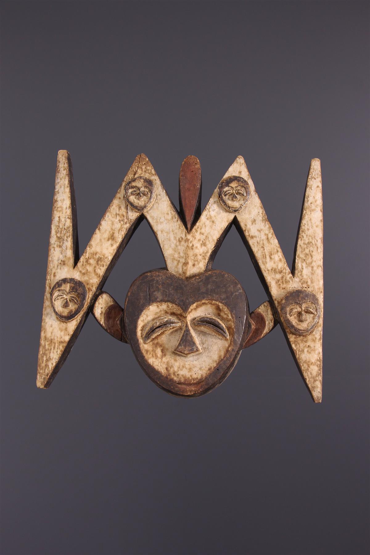Kwele Maschera - Arte africana