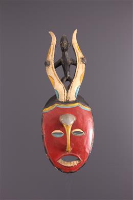 Arte africana - Gouro Maschera