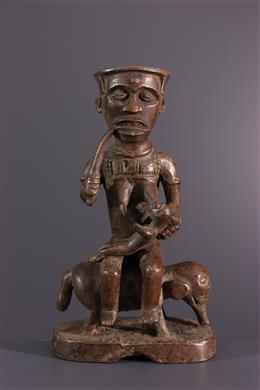 Arte africana - Statuetta di maternità di Kuba Ngeende