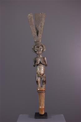 Arte africana - Luba Nsakak-abemba Scettro cerimoniale