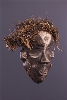 Arte africana - Maschera di iniziazione Pende Mbuya 