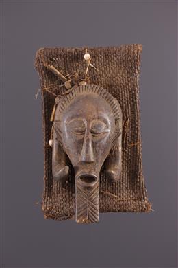 Arte africana - Maschera "a braccio" Kusu