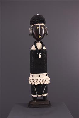 Arte africana - Bambola di perline sudafricana