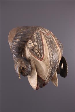 Arte africana - Maschera Baule di ariete