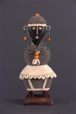 Arte africana - Muñeco Zulu Pequeño Sudáfrica
