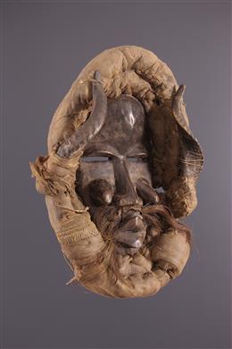 Arte africana - Maschera di Dan con le corna