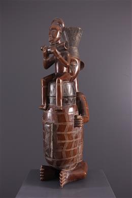 Arte africana - Portabicchieri antropomorfo Mangbetu