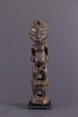 Arte africana - Statuetta dellantenato Luba Hemba