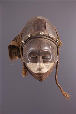 Maschera africana Kongo Lumbu