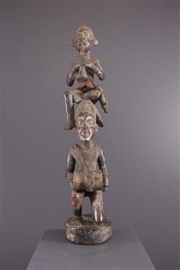 Arte africana - Eshu, Esu, Yoruba Figura dellaltare