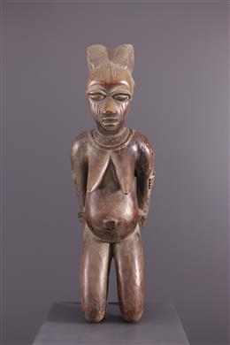 Arte africana - Figura materna Yoruba