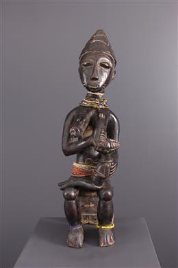 Arte africana - figura di maternità Koulango