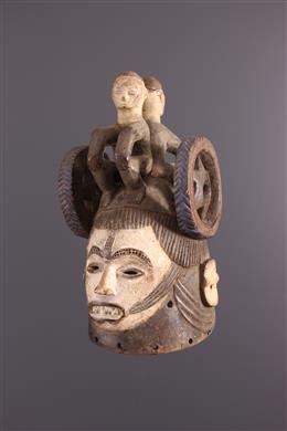 Arte africana - Maschera cimier Igala